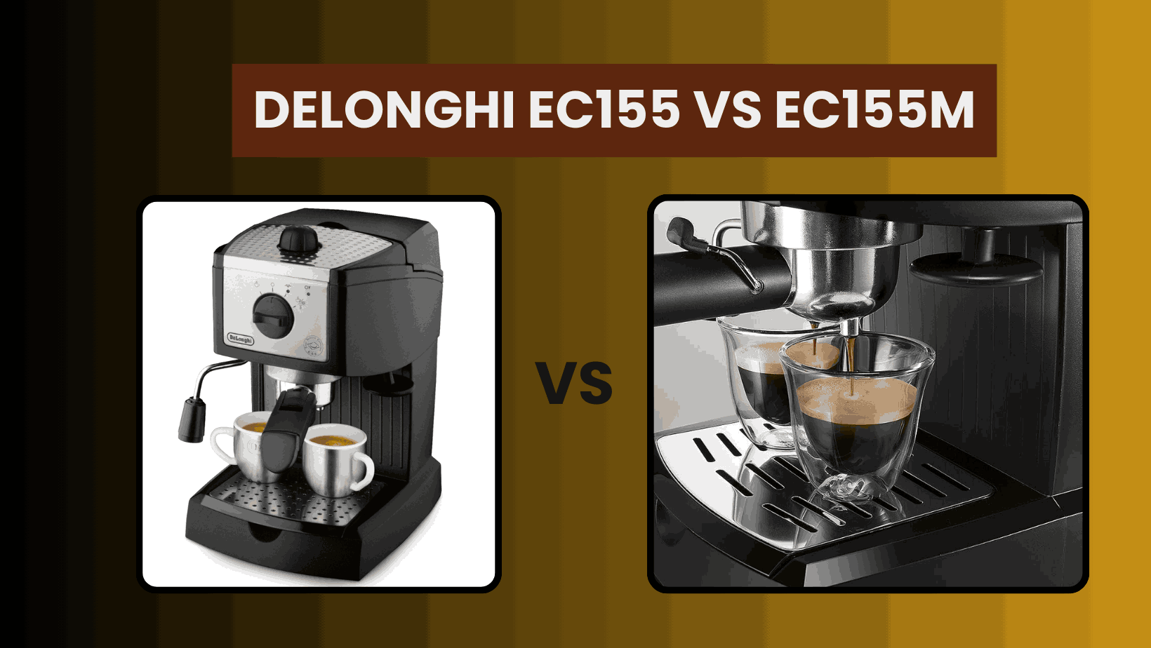 Delonghi EC155 vs EC155M