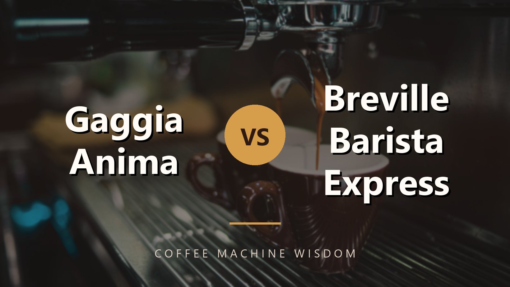 Gaggia Anima vs Breville Barista Express